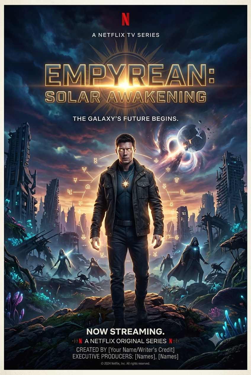 EMPYREAN; THE SOLAR AWAKENING PILOT SCRIPT (2027 NETFLIX TV SERIES ) [ADAPTATION]