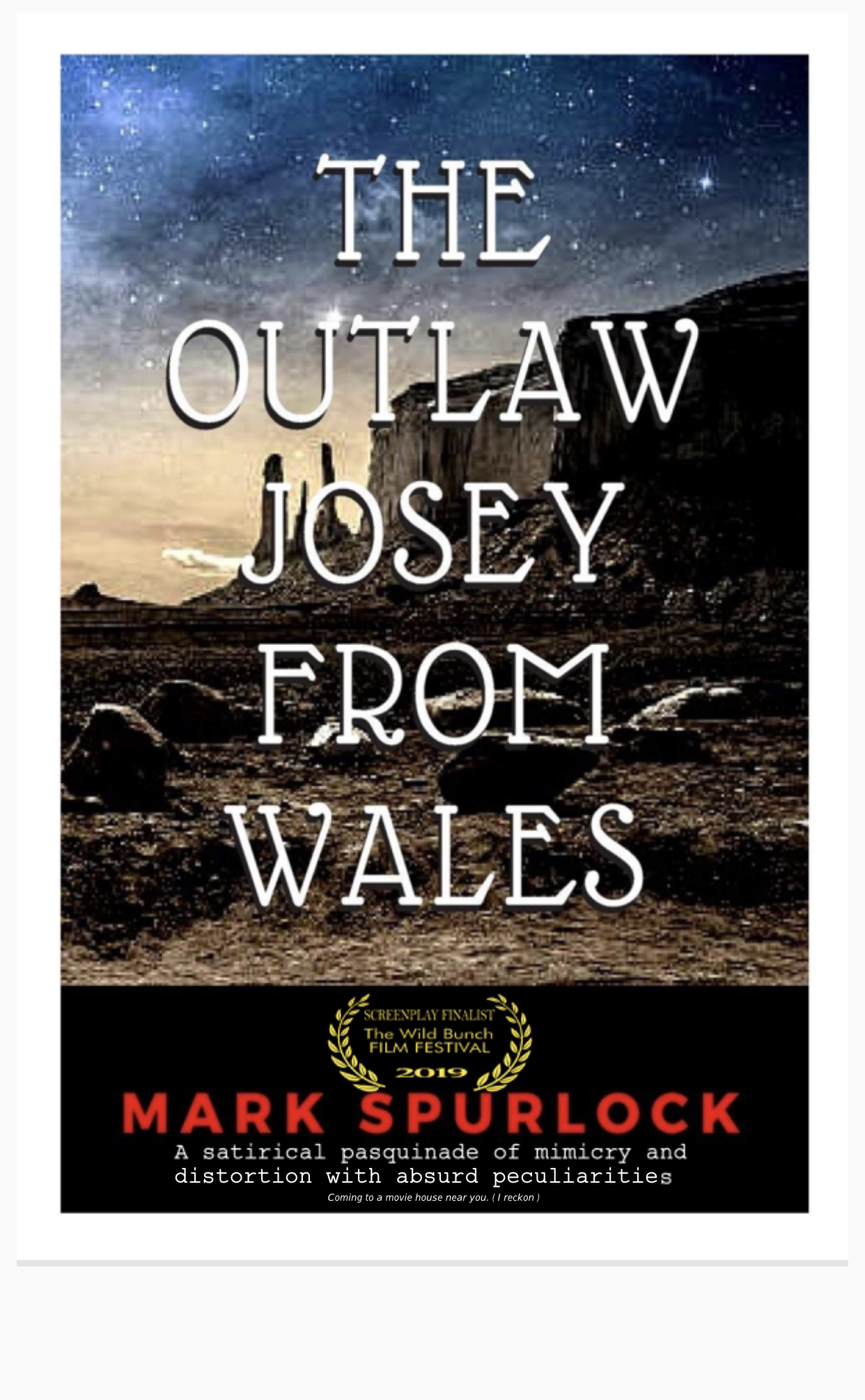 THE OUTLAW JOSEY FROM WALES 