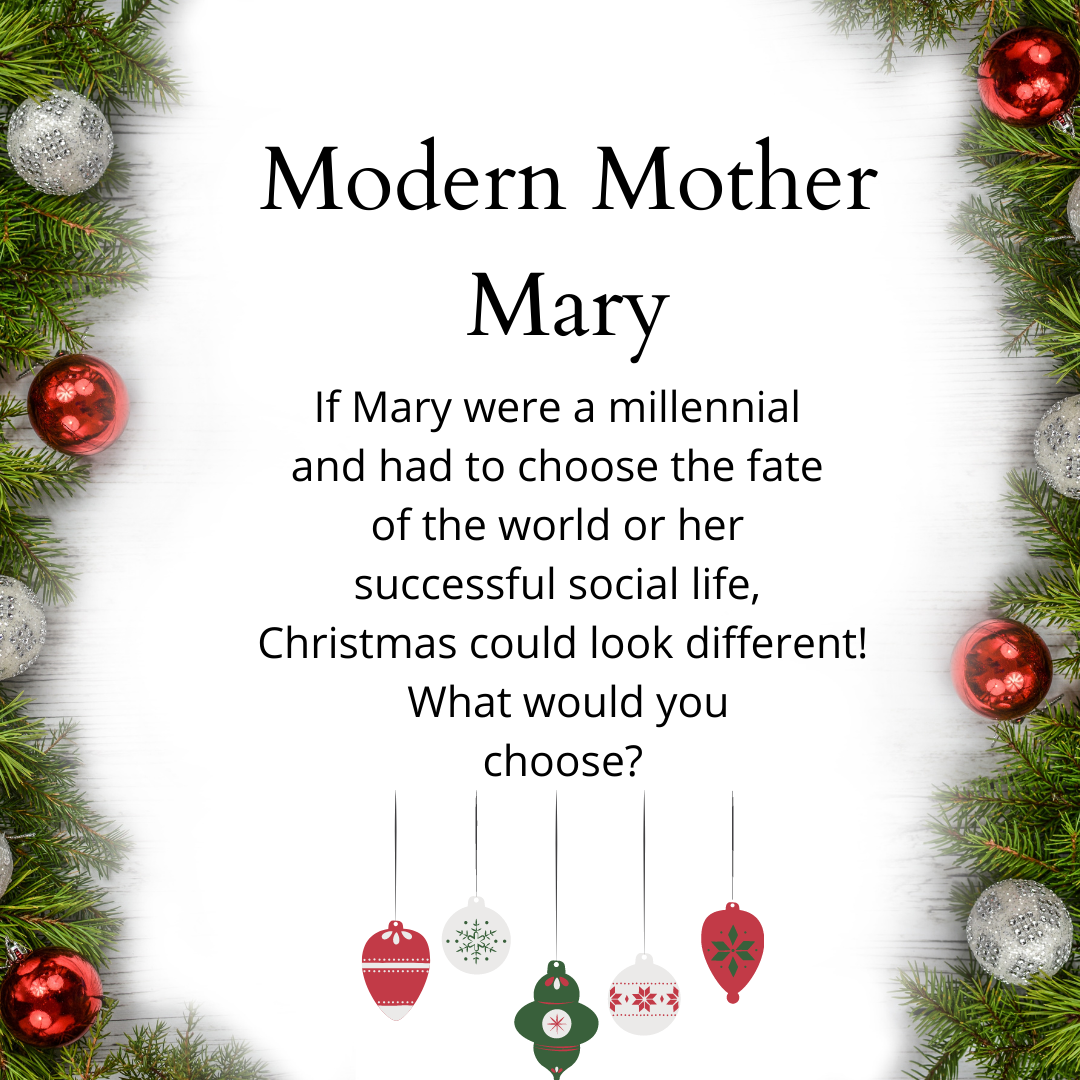 MODERN MOTHER MARY - CHRISTMAS IS CANCELED! 