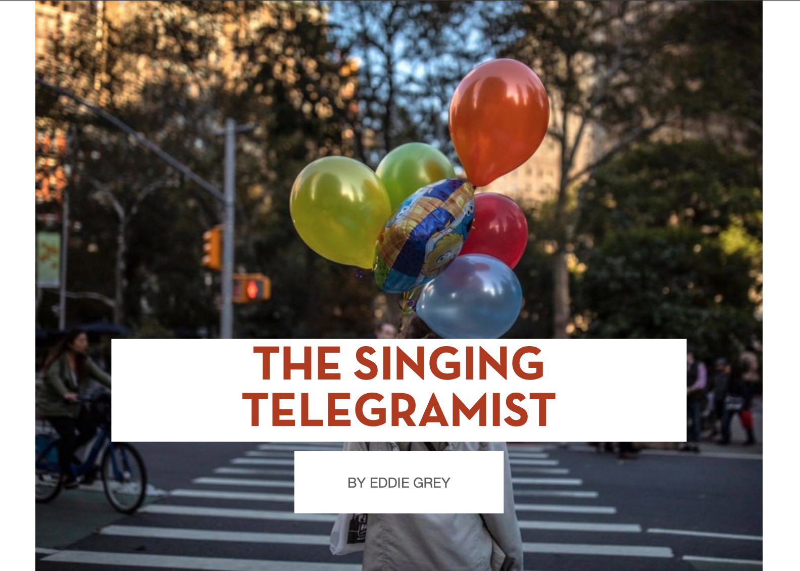 THE SINGING TELEGRAMIST