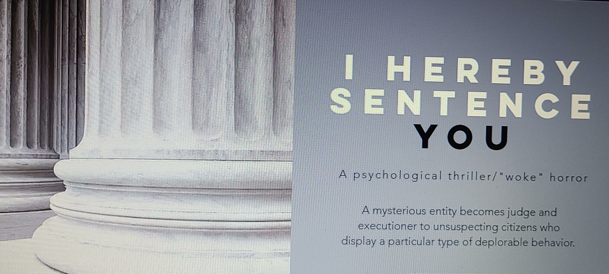 I HEREBY SENTENCE YOU