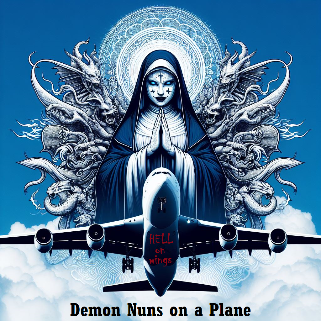 DEMON NUNS ON A PLANE