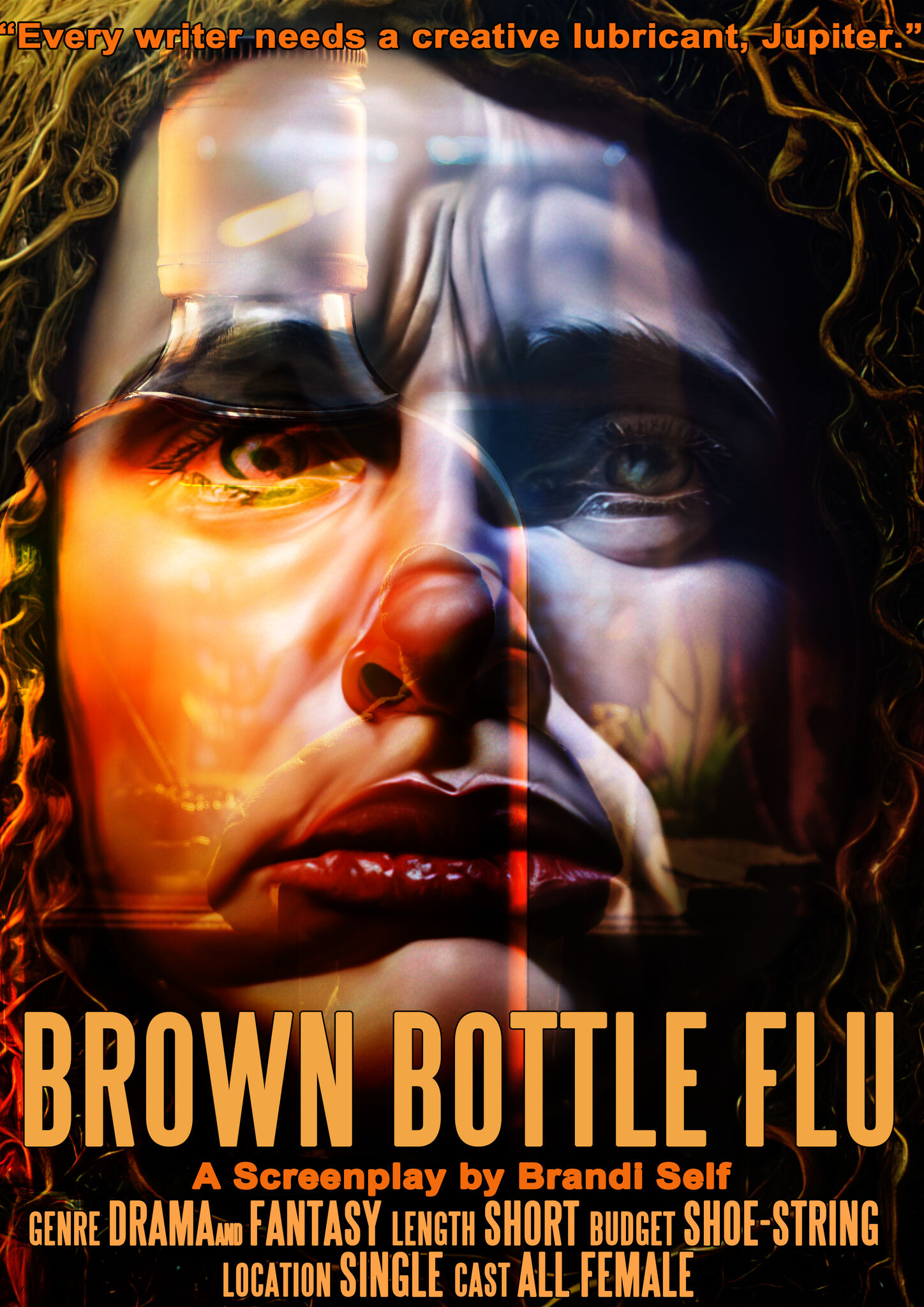 BROWN BOTTLE FLU (SHORT) - AVAILABLE