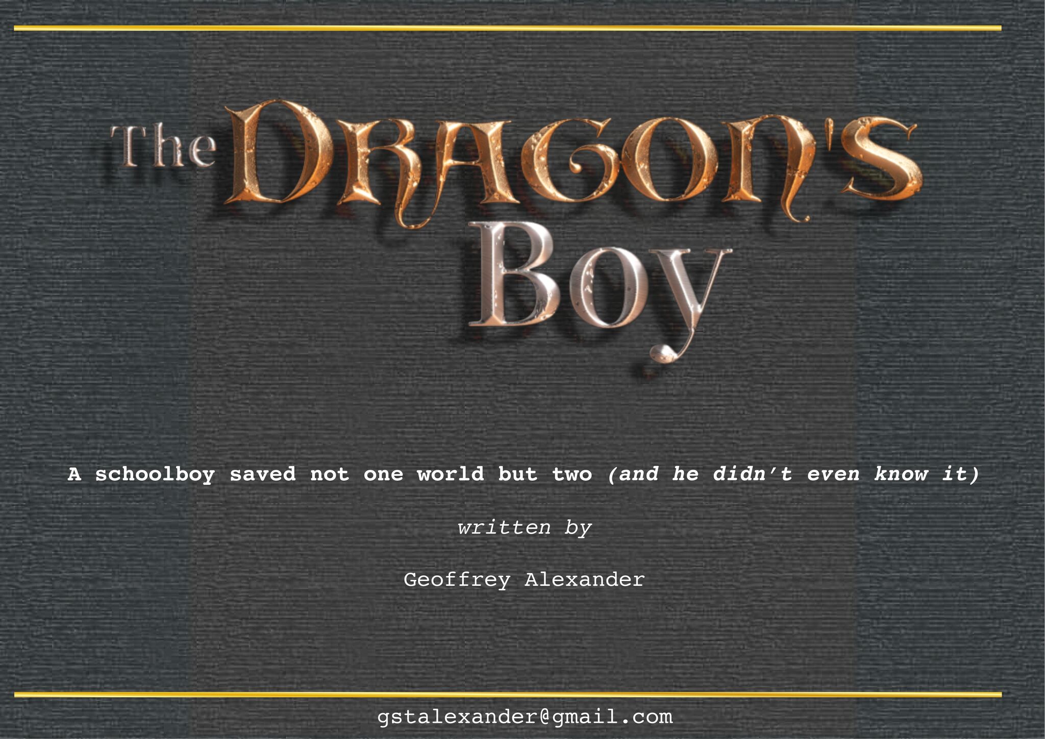 THE DRAGON'S BOY 