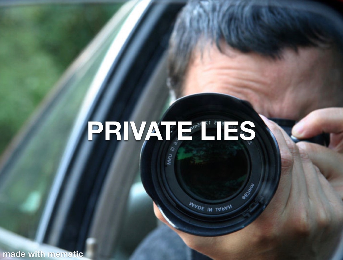 PRIVATE LIES 