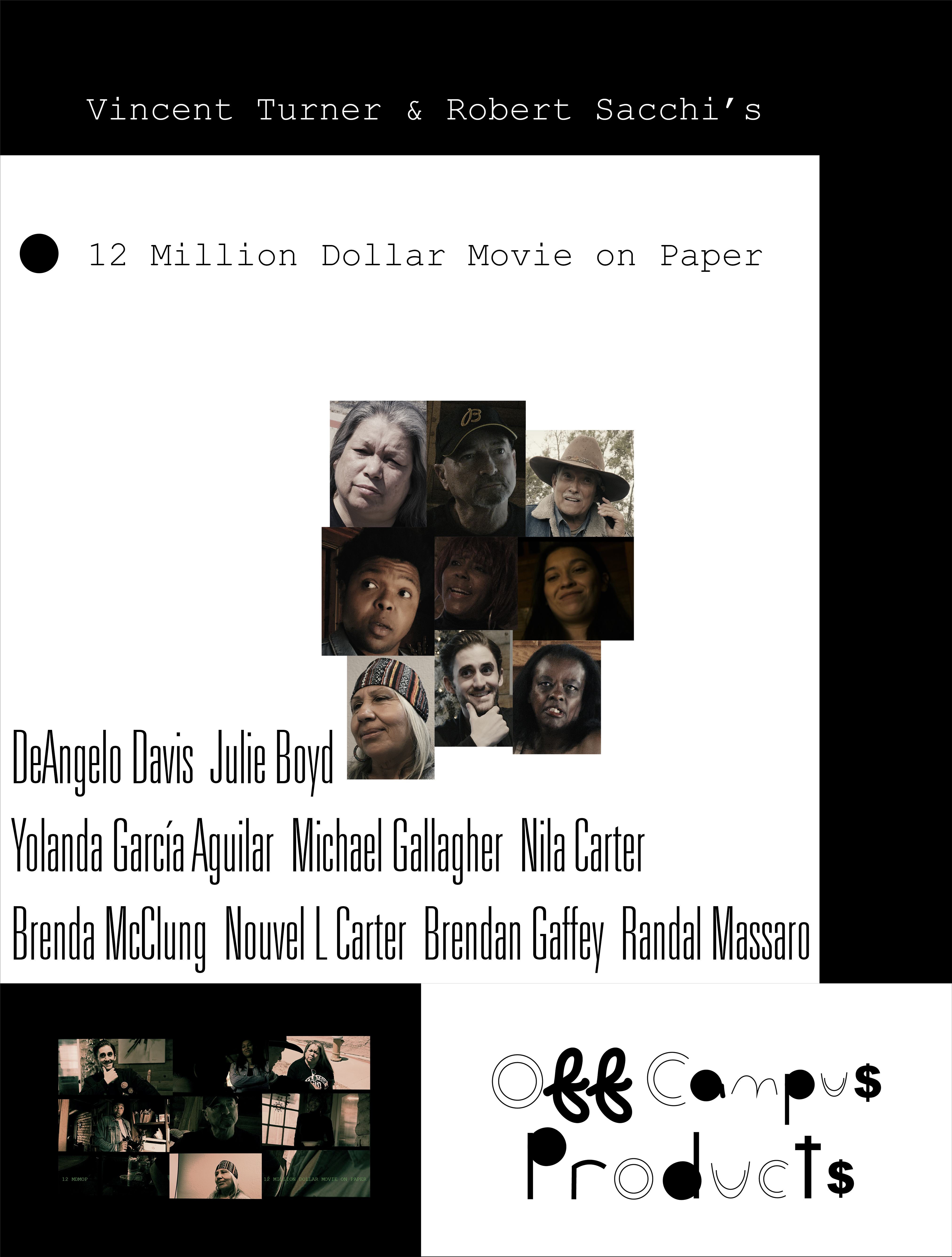 12 MILLION DOLLAR MOVIE ON PAPER - WRITTEN BY ROBERT SACCHI