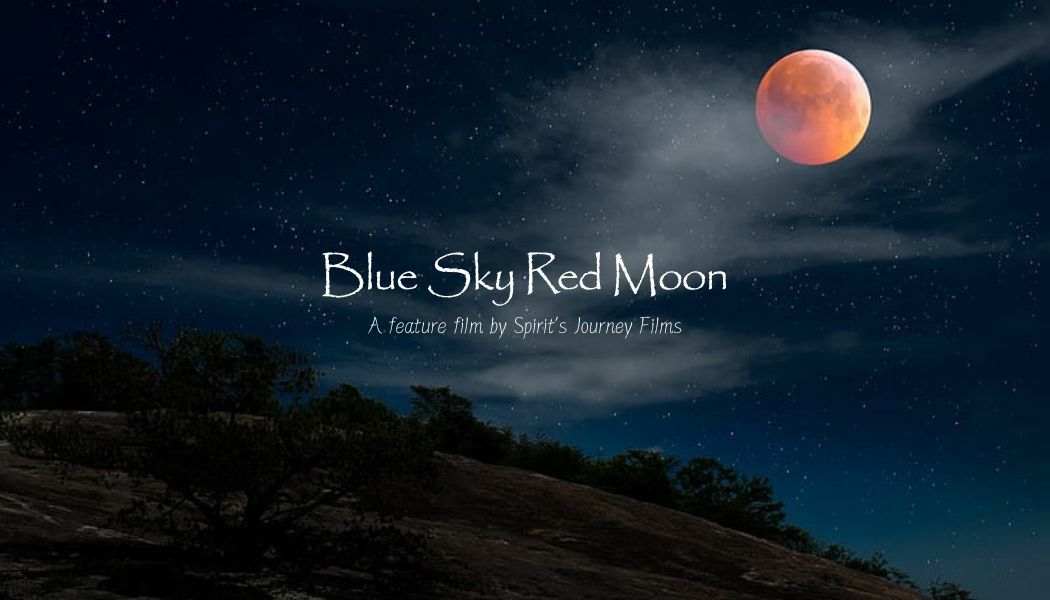 BLUE SKY RED MOON