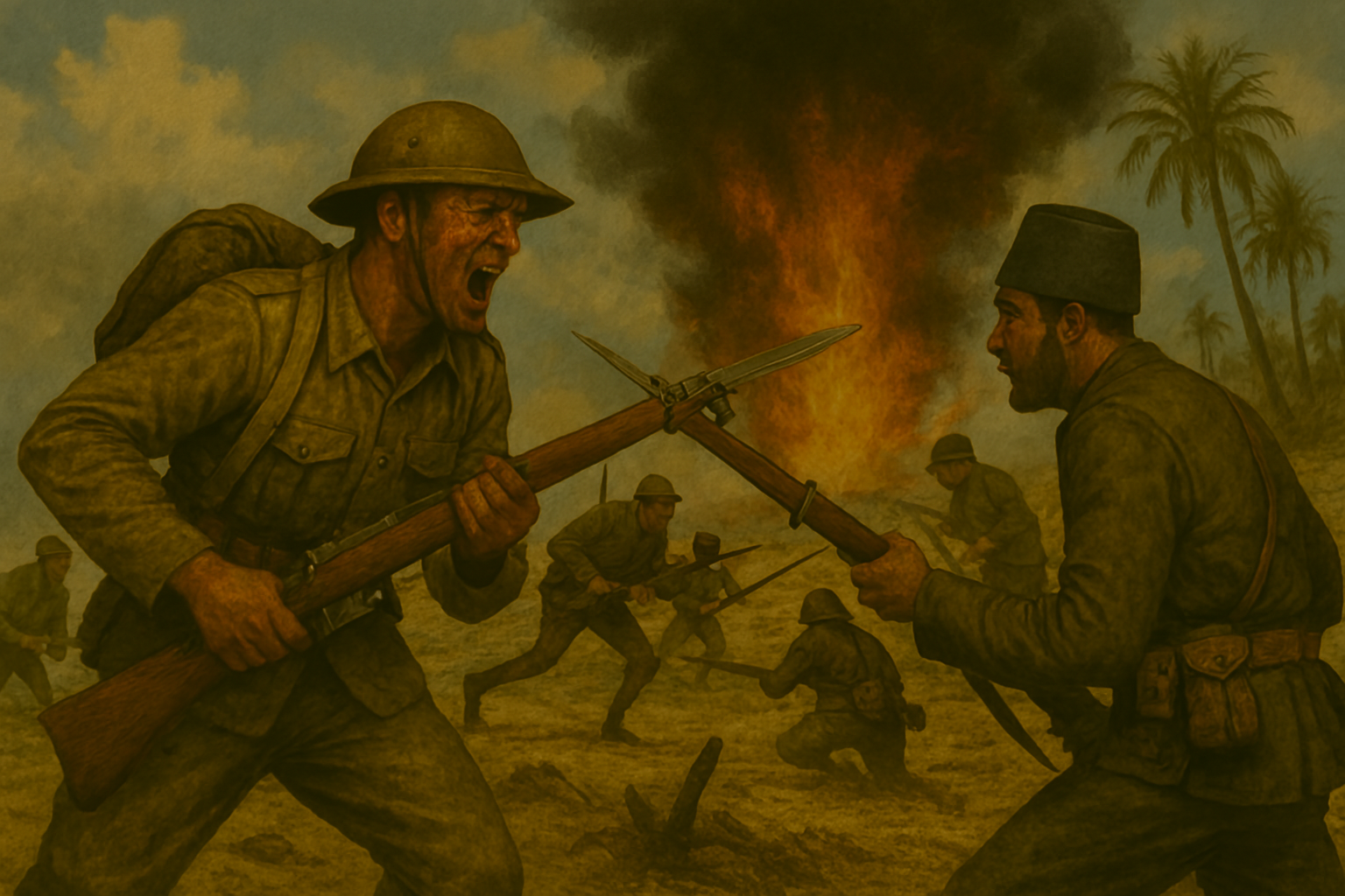 FIGHTING IN THE DESERT