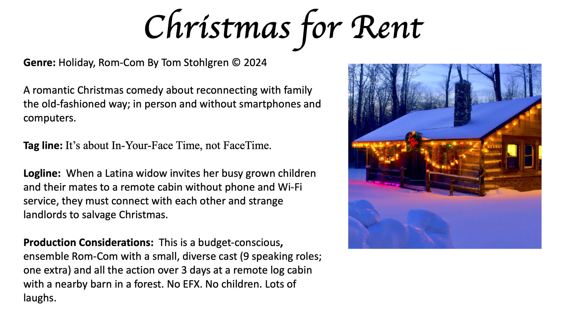 CHRISTMAS FOR RENT