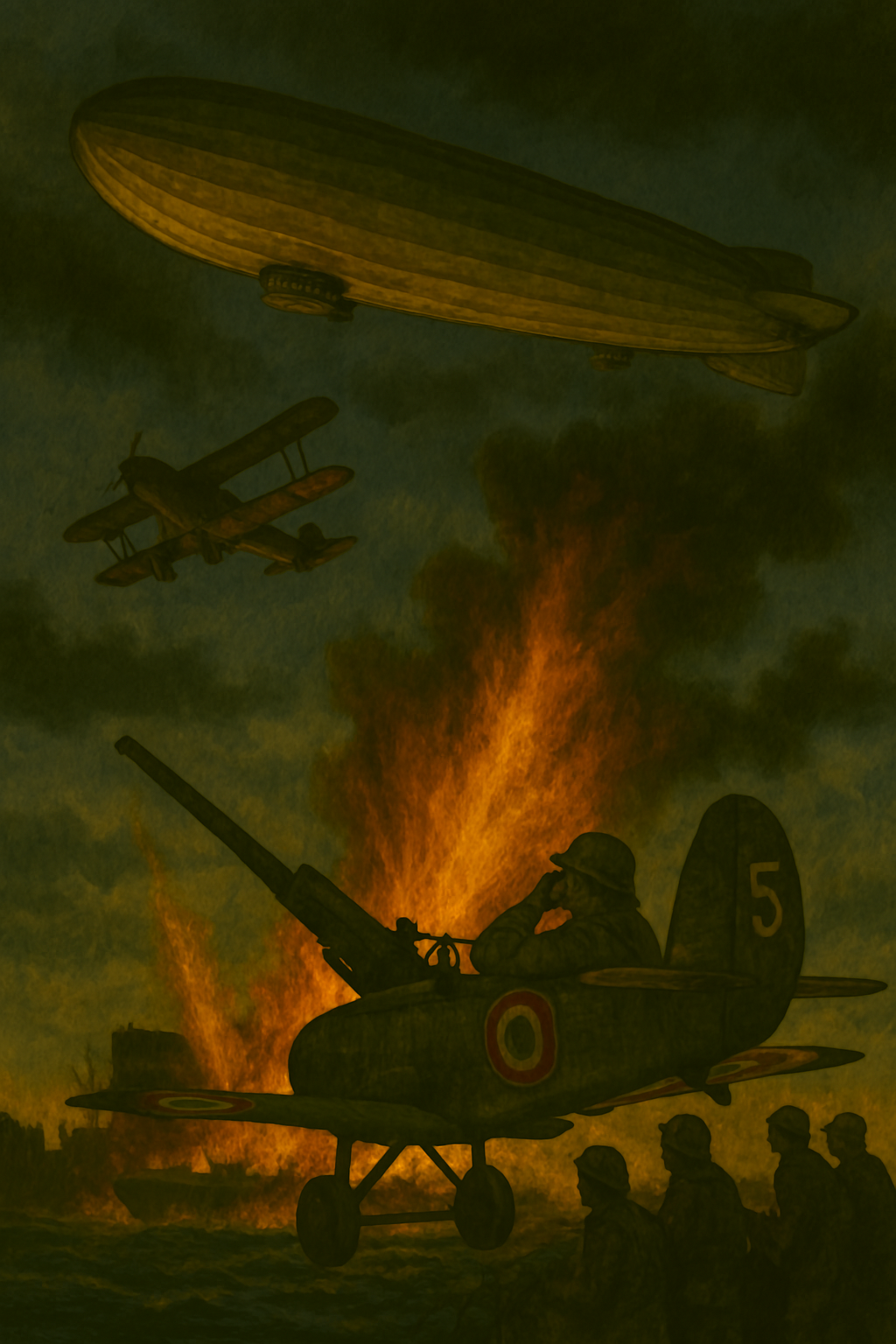 THE ZEPPELIN RAID