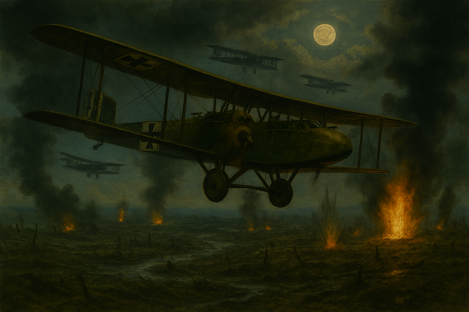 BOMBING MISSION AT PASSCHENDAELE