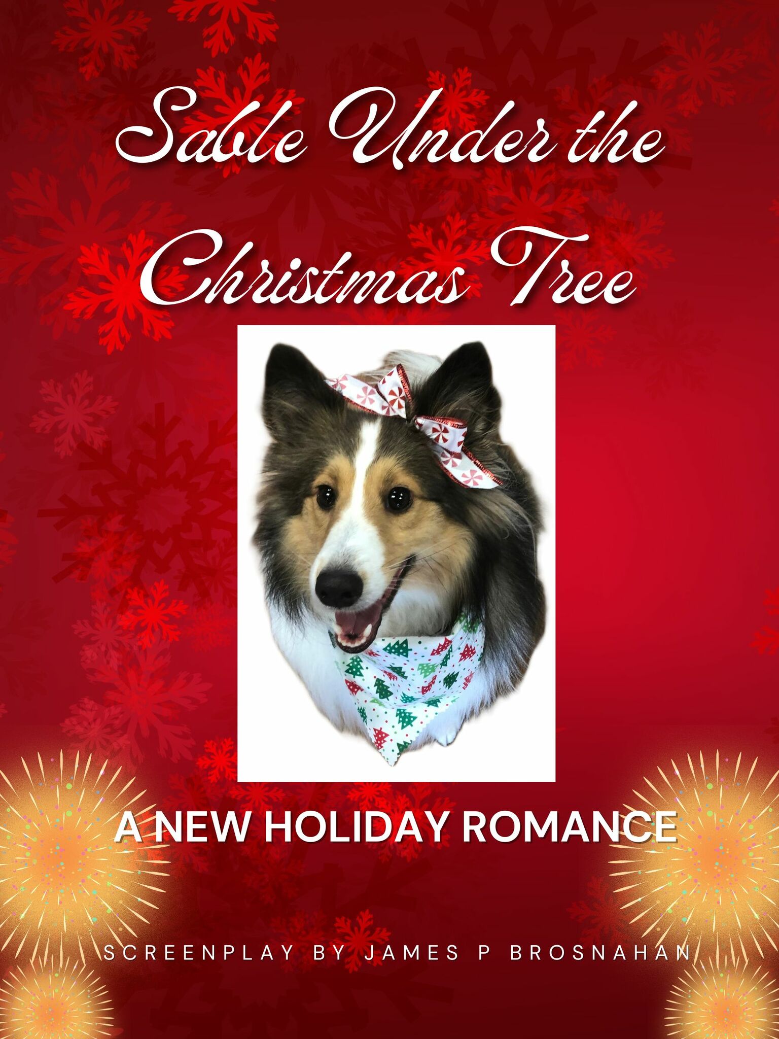SABLE UNDER THE CHRISTMAS TREE