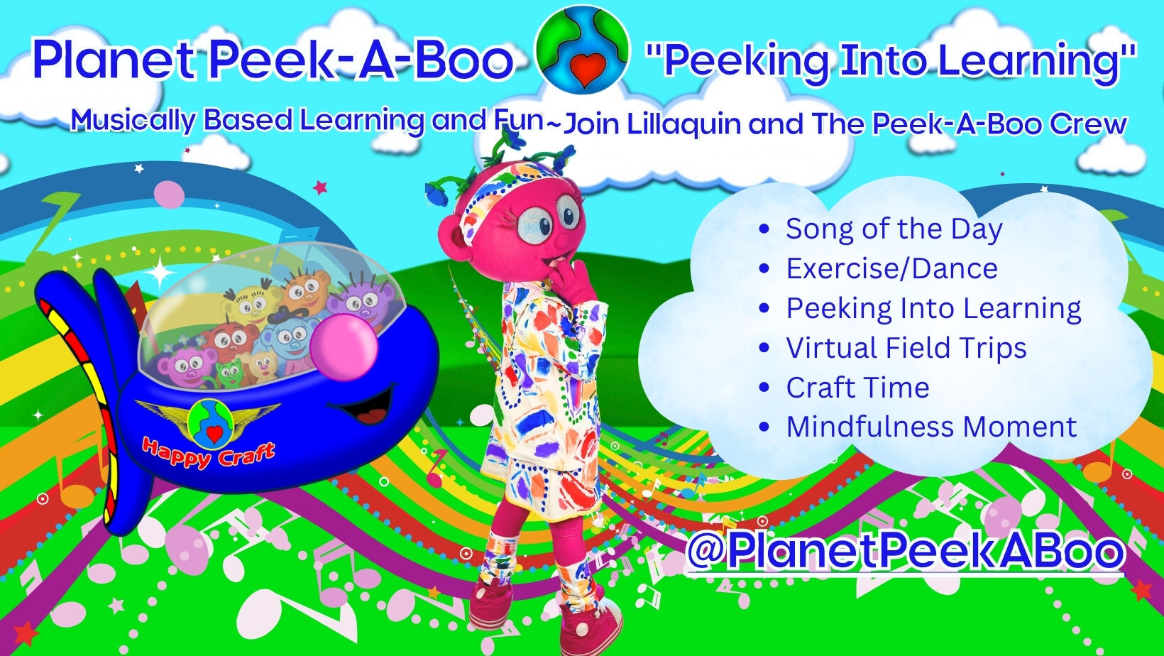 PLANET PEEK-A-BOO &ldquo;PEEK INTO LEARNING&rdquo; WITH LILLAQUIN