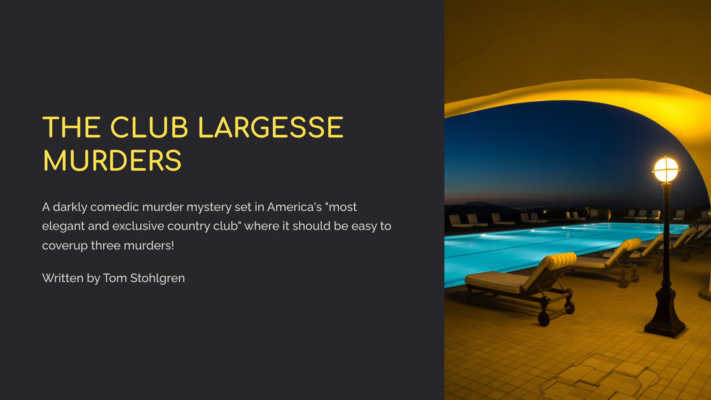 THE CLUB LARGESSE MURDERS
