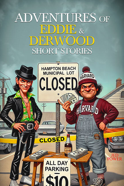 "THE ADVENTURES OF EDDIE & DERWOOD". HALF- HOUR COMEDY SERIES.  PILOT- "THE URN."