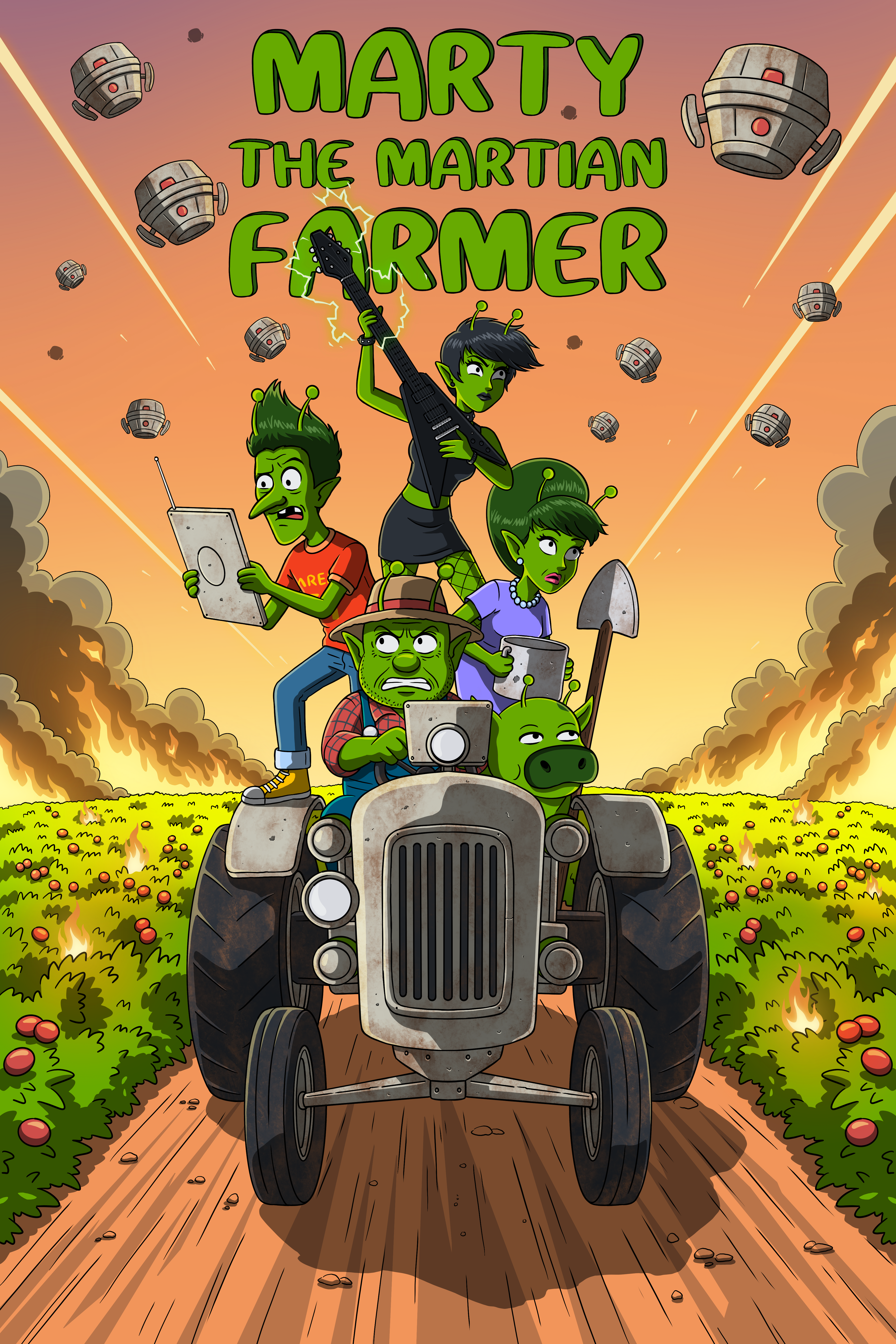 MARTY THE MARTIAN FARMER