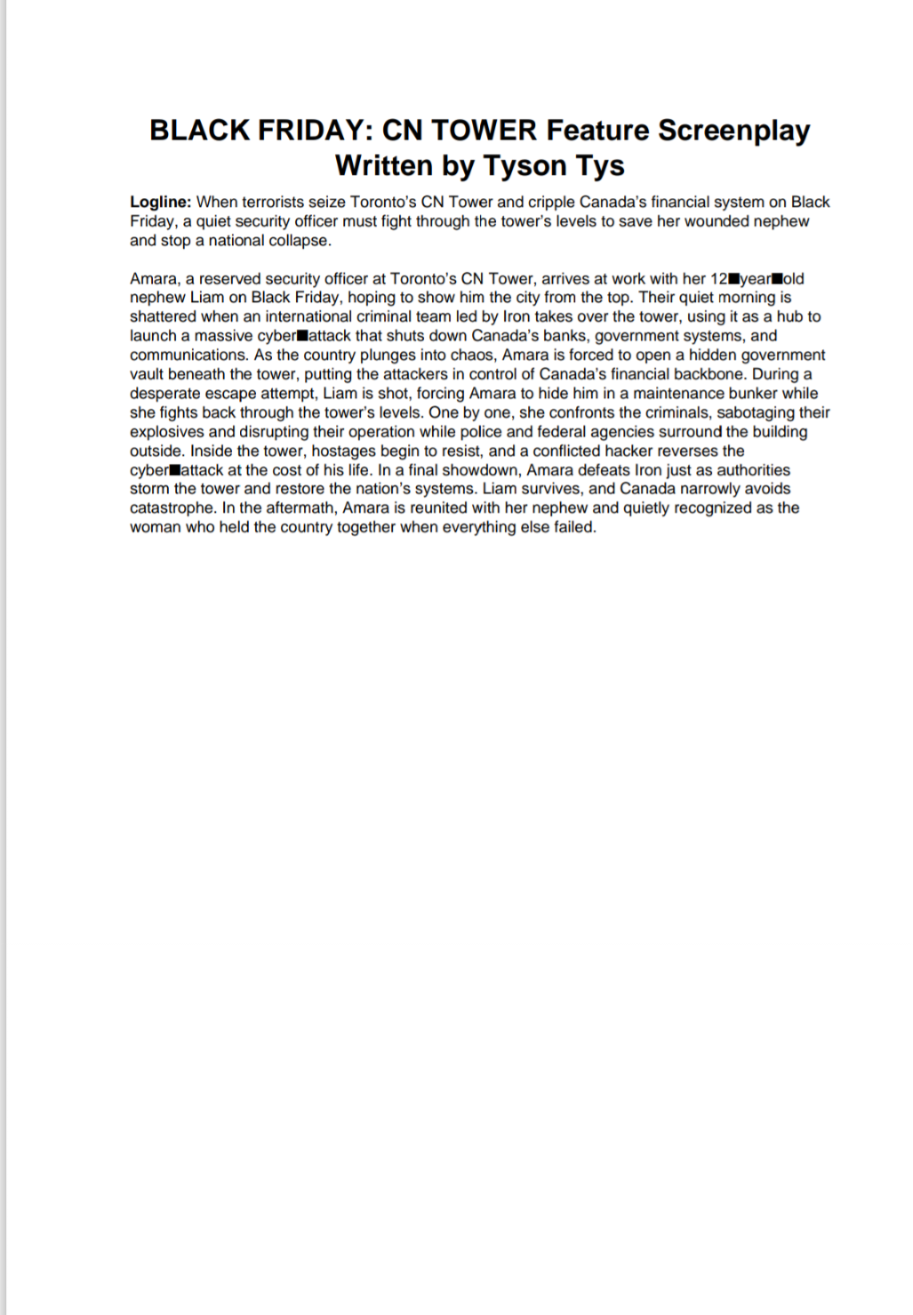 BLACK FRIDAY: CN TOWER (BFCT)