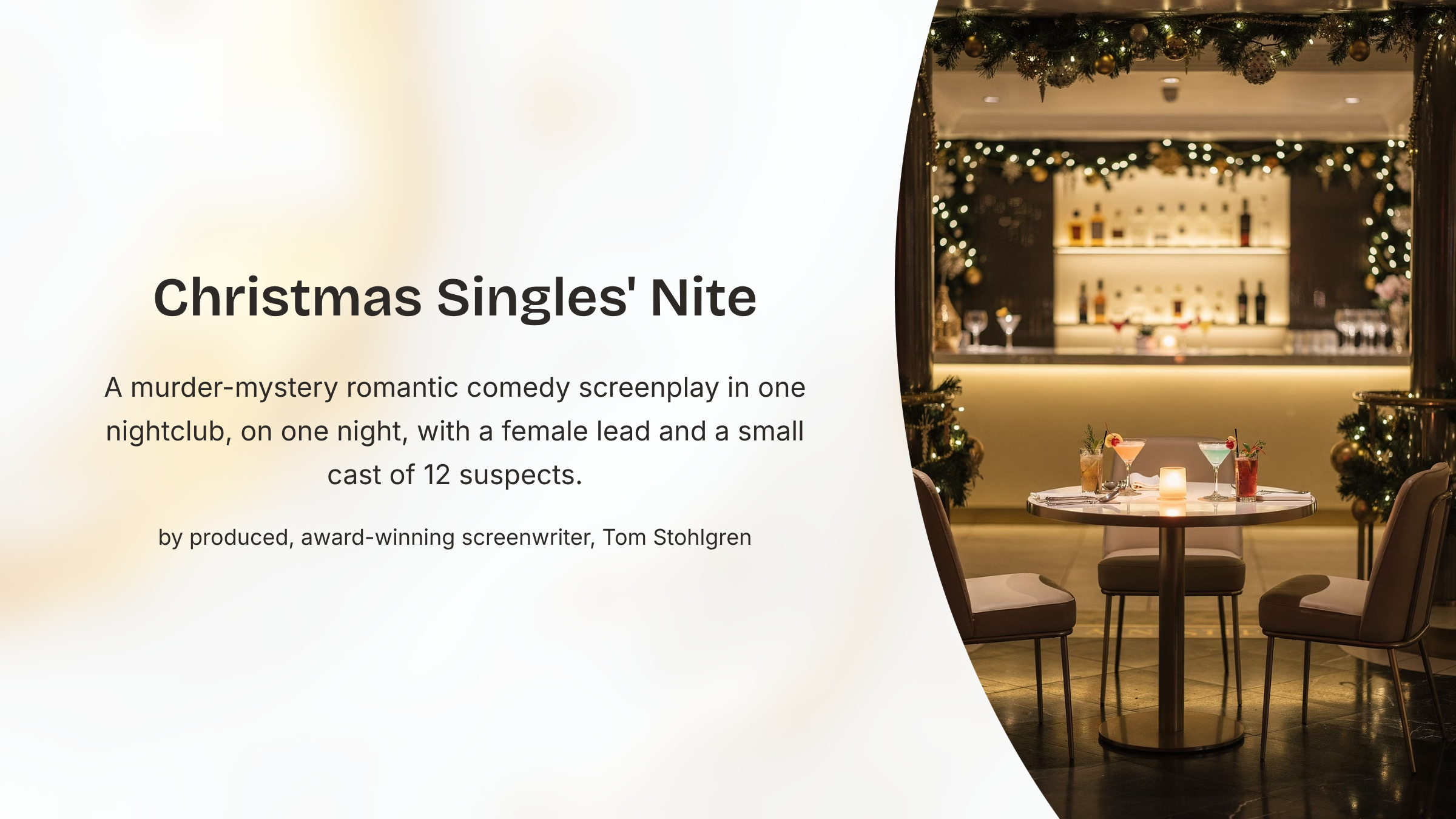 CHRISTMAS SINGLES' NITE