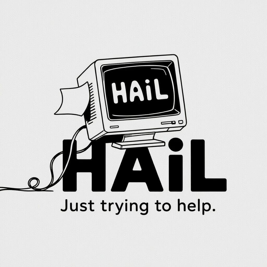 HAIL.  JUST TRYING TO HELP. 