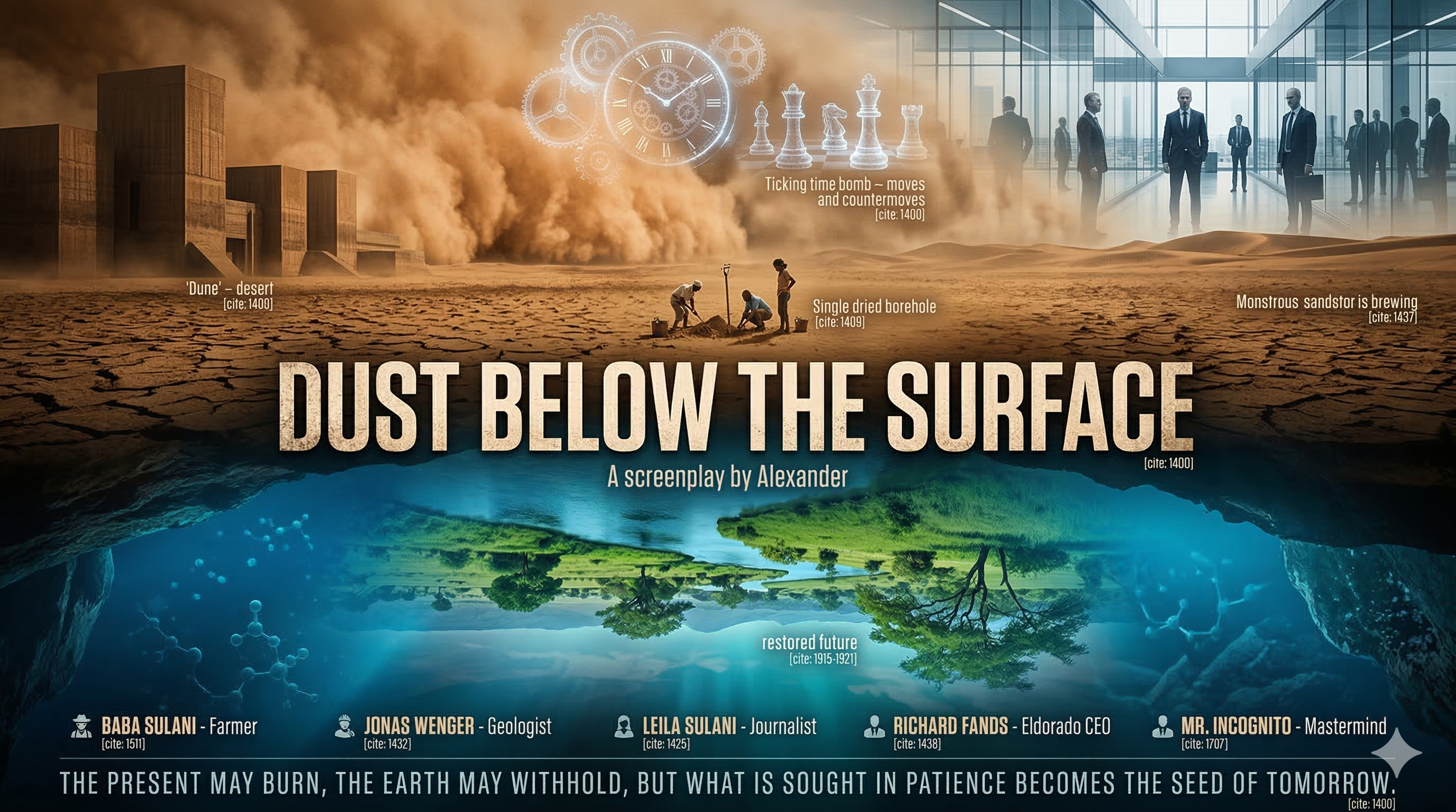 DUST BELOW THE SURFACE