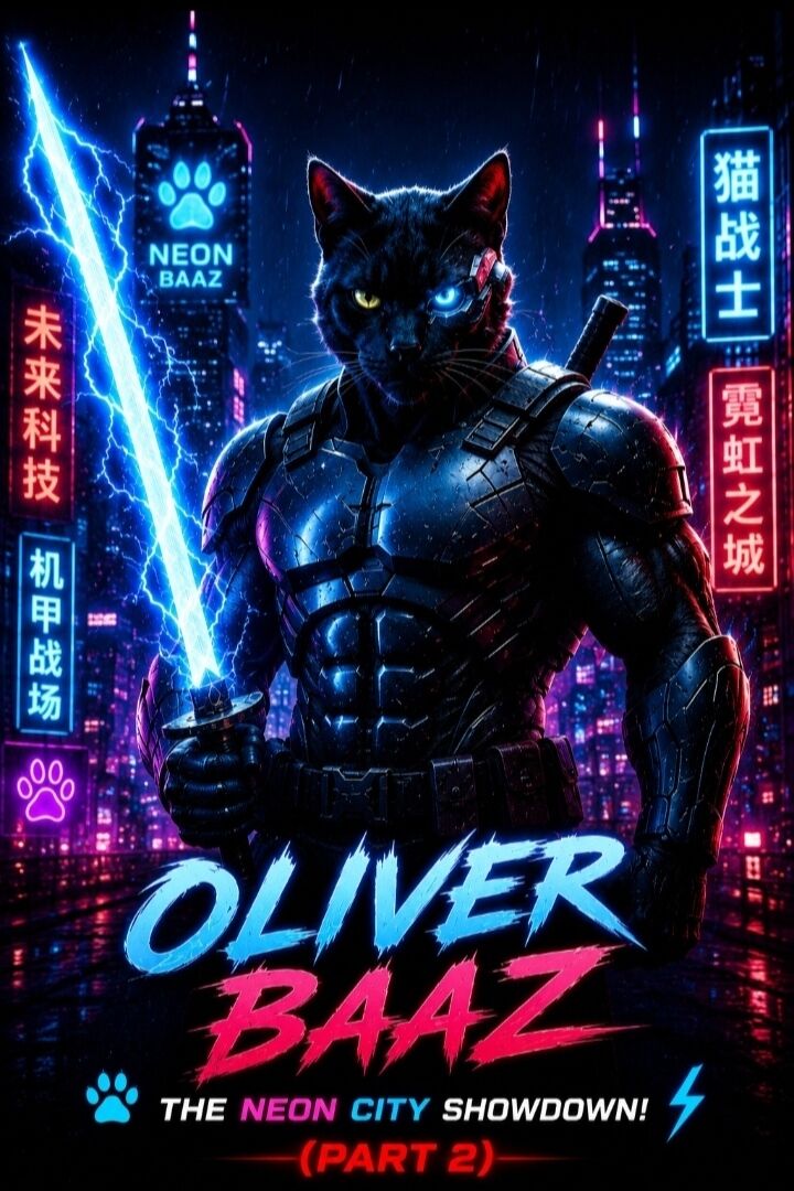 OLIVER BAAZ: THE NEON CITY SHOWDOWN!  (PART 2)