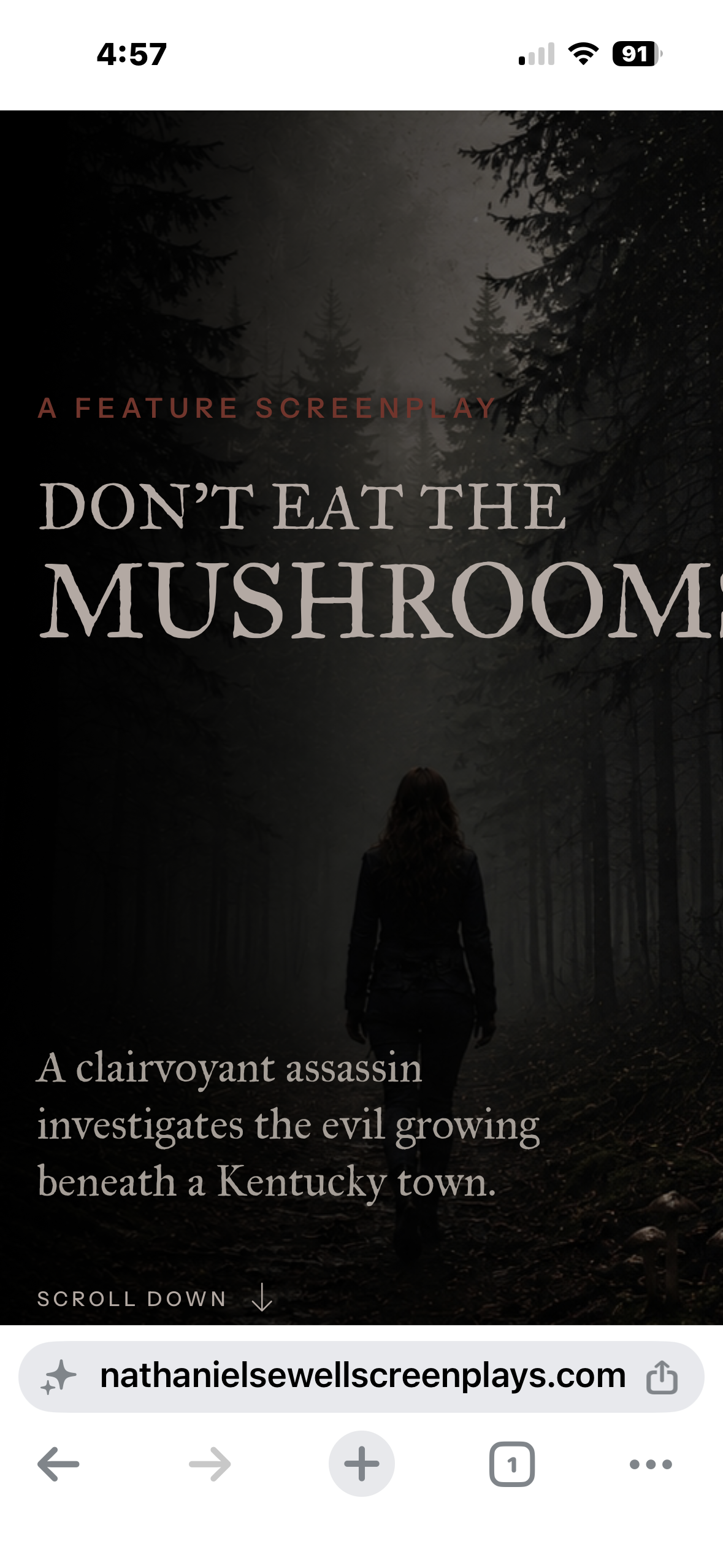 DON'T EAT THE MUSHROOMS