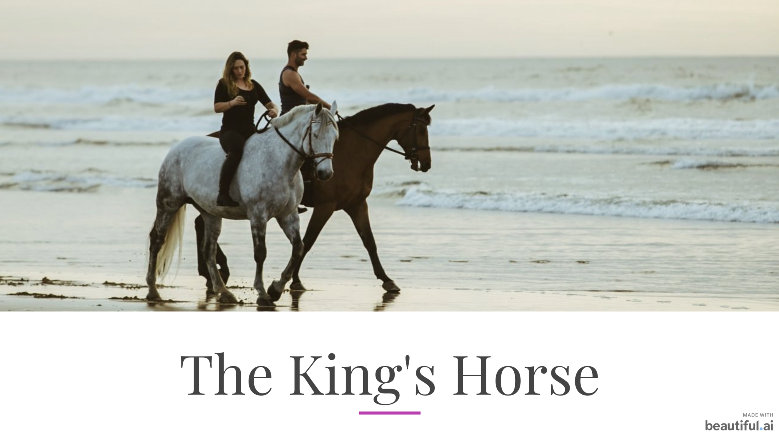 THE KING'S HORSE